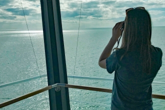 Maeve scanning for porpoises