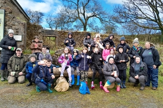 Wildlife Watch leaders and children