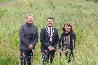  Andy Crory at launch of Balloo Wetland Expansion