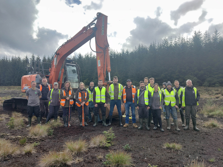 Peatland contractor training at Haughey's Bog 