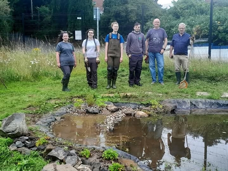 Jessica with Bog Meadows Garden Volunteers